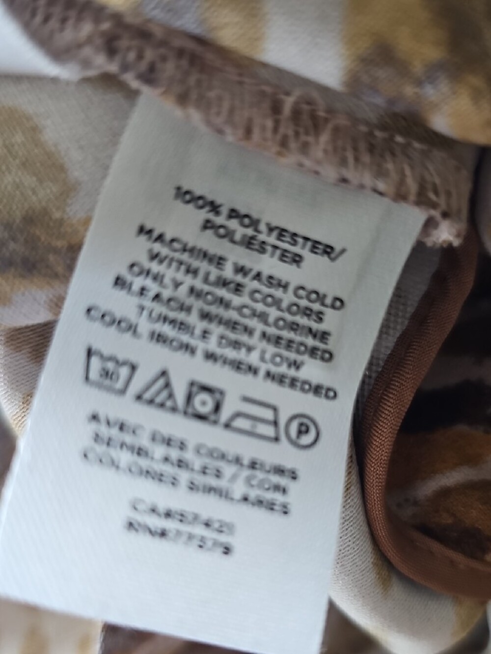 Ann Taylor Leopard-Print A-Line Midi Skirt in Brown and Cream - Picture 8 of 8